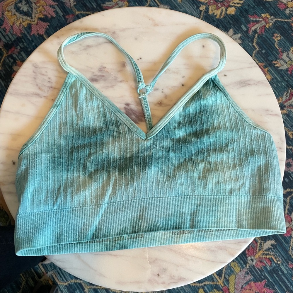 Sweaty Betty turquoise tie dye yoga bra size Medium